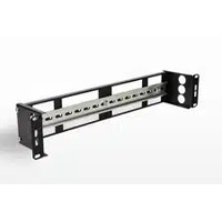 19inch Rack mounted din rail panel x 2RU