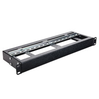 19inch Rack mounted din rail shelf 1RU x 150mm deep