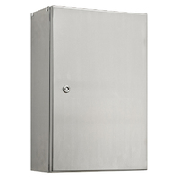 316 Stainless Steel 400H x 300W x 200D IP66 Electrical Enclosure 